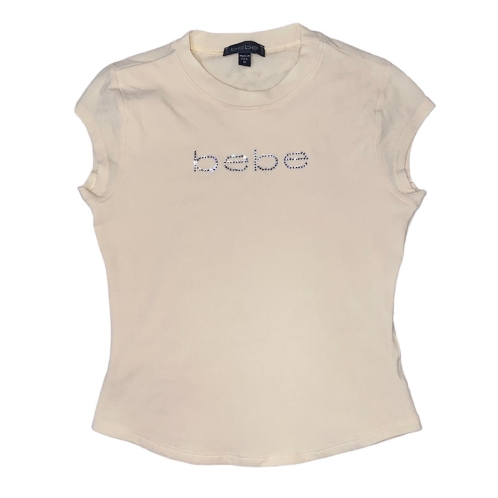 vintage bebe rhinestone baby tee